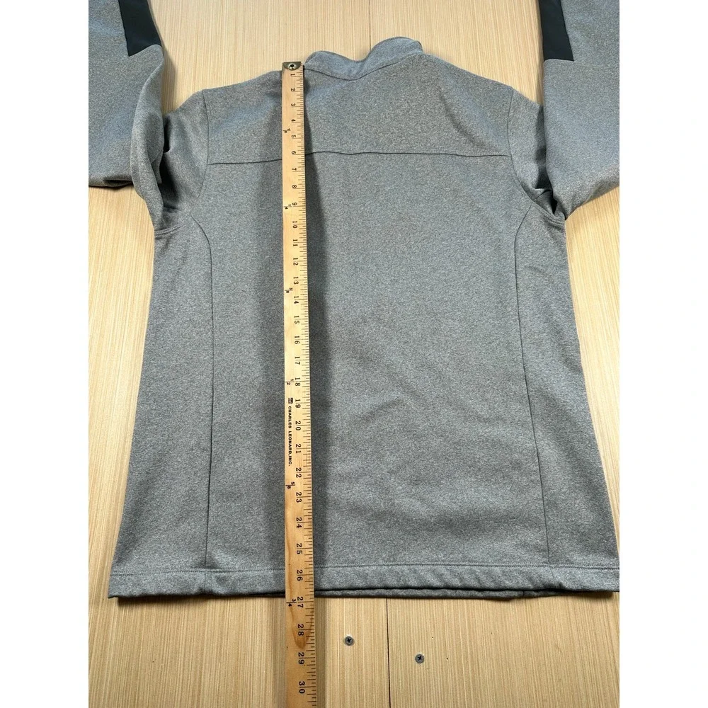 The North Face Canyonlands Sweatshirt Mens Large Gray Fleece Lined Quarter Zip‎